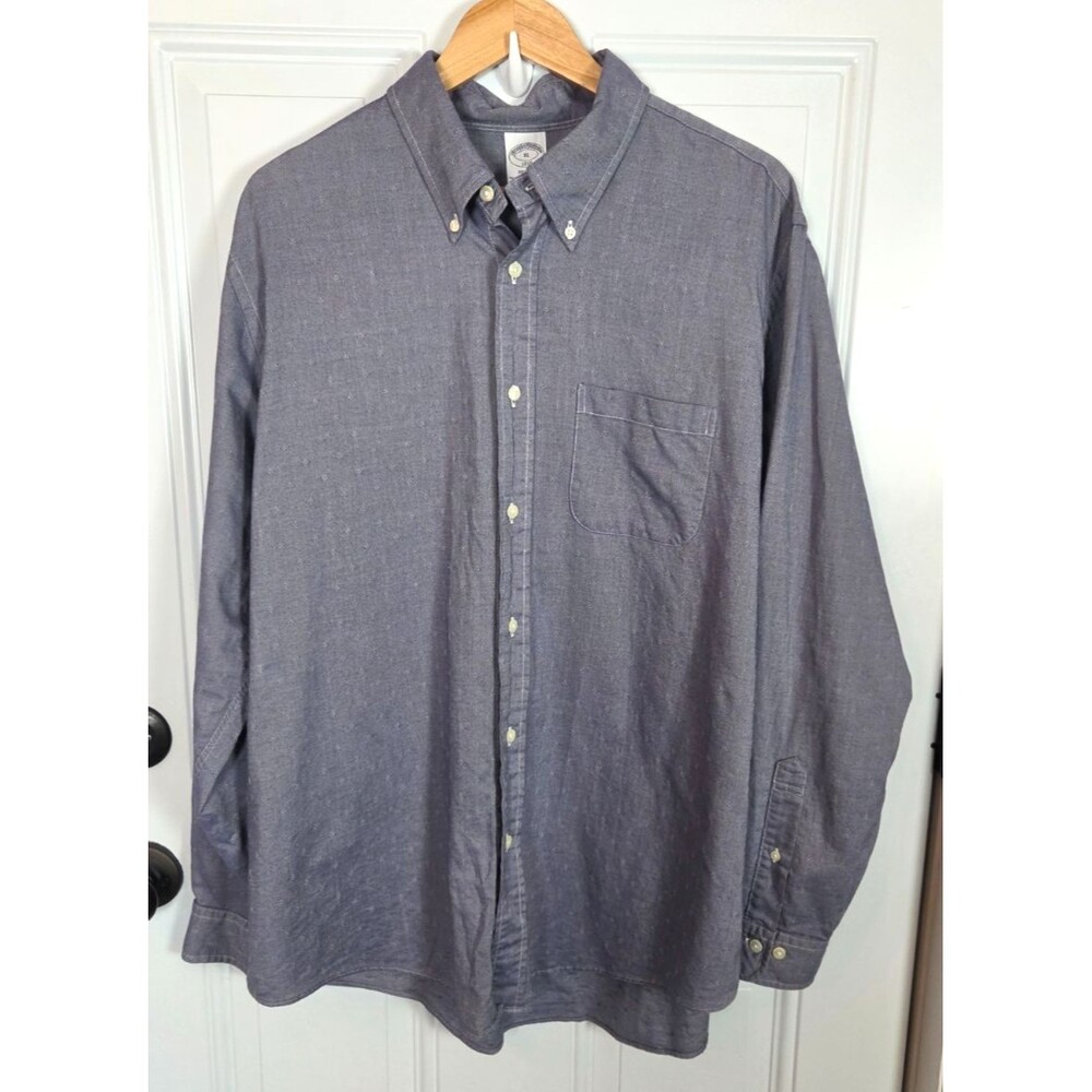 Brooks Brothers Mens 1818 Regent Button-Down Shirt Size XL